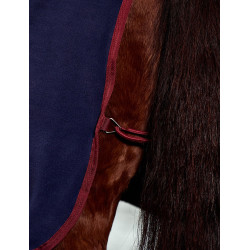 Manta secante Weatherbeeta ant estática em polar combo Azul-marinho/bordô Manta secante Weatherbeeta ant estática em polar combo Azul-marinho/bordô