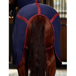 Manta secante Weatherbeeta ant estática em polar combo Azul-marinho/bordô Manta secante Weatherbeeta ant estática em polar combo Azul-marinho/bordô