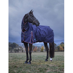 Manta Weatherbeeta ComFiTec Essential Turnout 220g combo Azul-marinho/bordô Manta Weatherbeeta ComFiTec Essential Turnout 220g combo Azul-marinho/bordô