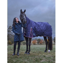 Manta Weatherbeeta ComFiTec Essential Turnout 220g combo Azul-marinho/bordô Manta Weatherbeeta ComFiTec Essential Turnout 220g combo Azul-marinho/bordô