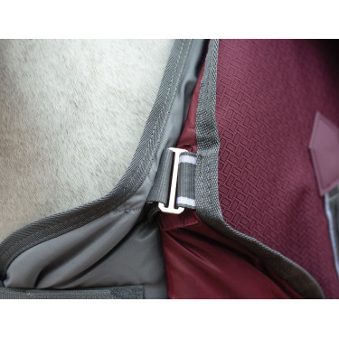 Manta Weatherbeeta ComFiTec Plus Dynamic II Combo com enchimento médio Bordô / cinza / branco Bordô Manta Weatherbeeta ComFiTec Plus Dynamic II Combo com enchimento médio Bordô / cinza / branco Bordô