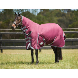 Manta Weatherbeeta ComFiTec Plus Dynamic II Combo com enchimento médio Bordô / cinza / branco Bord&amp;ocirc;