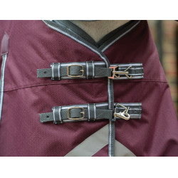 Manta Weatherbeeta ComFiTec Plus Dynamic II Combo com enchimento médio Bordô / cinza / branco Bord&amp;ocirc;