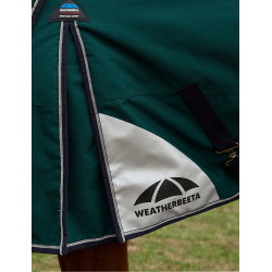 Cobertor Weatherbeeta ComFiTec Plus Dynamic Turnout 100g pescoço alto Verde floresta / azul-marinho Cobertor Weatherbeeta ComFiTec Plus Dynamic Turnout 100g pescoço alto Verde floresta / azul-marinho