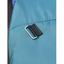 Cobertor Weatherbeeta ComFiTec Plus Dynamic Turnout 220g pescoço alto Verde floresta / azul-marinho