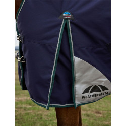 Cobertor Weatherbeeta ComFiTec Plus Dynamic Turnout 220g pescoço alto Marinho / verde floresta Azul Cobertor Weatherbeeta ComFiTec Plus Dynamic Turnout 220g pescoço alto Marinho / verde floresta Azul