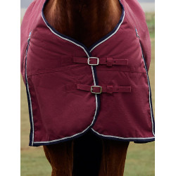 Manta Weatherbeeta ComFiTec Prelim Turnout 220 g Borgonha / marinho