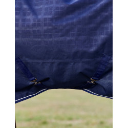 Manta Weatherbeeta ComFiTec Prelim Turnout 220 g Manta em relevo azul-marinho Manta Weatherbeeta ComFiTec Prelim Turnout 220 g Manta em relevo azul-marinho