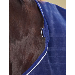 Manta Weatherbeeta ComFiTec Prelim Turnout 220 g Manta em relevo azul-marinho Manta Weatherbeeta ComFiTec Prelim Turnout 220 g Manta em relevo azul-marinho