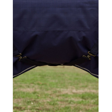 Manta Weatherbeeta ComFiTec Prelim Turnout Combo 220g Manta em relevo azul-marinho