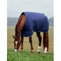 Manta Weatherbeeta ComFiTec Tyro Turnout 220g Azul-marinho / carvão
