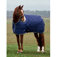 Manta Weatherbeeta ComFiTec Tyro Turnout 220g Preto / cobalto