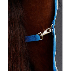 Cobertura Weatherbeeta ComFiTec Tyro Turnout 220g Combo com pescoço Preto / cobalto