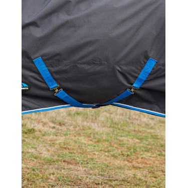 Cobertura Weatherbeeta ComFiTec Tyro Turnout 220g Combo com pescoço Preto / cobalto Cobertura Weatherbeeta ComFiTec Tyro Turnout 220g Combo com pescoço Preto / cobalto