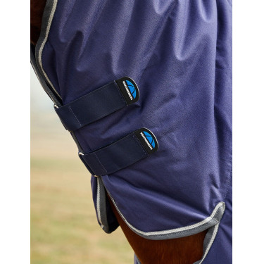Cobertura Weatherbeeta ComFiTec Tyro Turnout 220g Combo com pescoço Azul-marinho / carvão