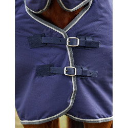 Cobertura Weatherbeeta ComFiTec Tyro Turnout 360g Combo com pescoço Azul-marinho / carvão Cobertura Weatherbeeta ComFiTec Tyro Turnout 360g Combo com pescoço Azul-marinho / carvão