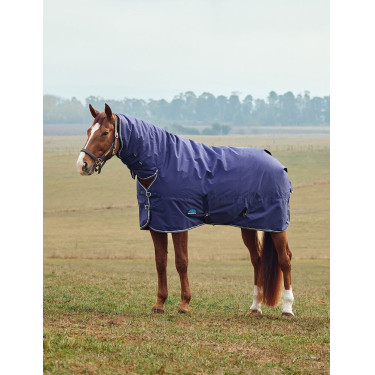 Cobertura Weatherbeeta ComFiTec Tyro Turnout 50g Combo com pescoço Azul-marinho / carvão Cobertura Weatherbeeta ComFiTec Tyro Turnout 50g Combo com pescoço Azul-marinho / carvão