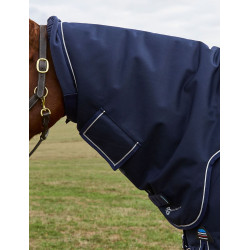 Manta Weatherbeeta ComFiTec Ultra Turnout 220g com pescoço destacável Marinho Azul-marinho