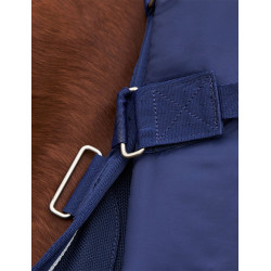 Manta Weatherbeeta ComFiTec Ultra Turnout 220g com pescoço destacável Marinho Azul-marinho