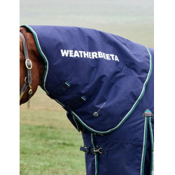 Cobre-pescoço Weatherbeeta ComFiTec Plus Dynamic Turnout 100g Marinho / verde floresta Azul