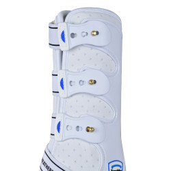 Guetes de dressage Weatherbeeta concha dura Tough-Tec Branco