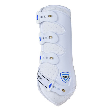 Guetes de dressage Weatherbeeta concha dura Tough-Tec Branco