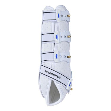Guetes de dressage Weatherbeeta concha dura Tough-Tec Branco