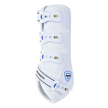 Guetes de dressage Weatherbeeta concha dura Tough-Tec Branco