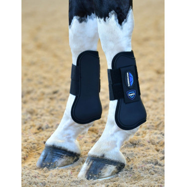 Guêtres Weatherbeeta Tough-Tec Prime Open Preto / preto Guêtres Weatherbeeta Tough-Tec Prime Open Preto / preto