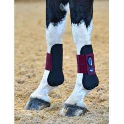 Guêtres Weatherbeeta Tough-Tec Prime Open Preto / borgonha