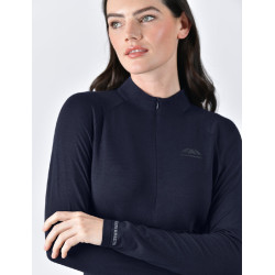 Top de performance WeatherBeeta de manga comprida em bambu para mulher Marinho Azul-marinho Top de performance WeatherBeeta de manga comprida em bambu para mulher Marinho Azul-marinho