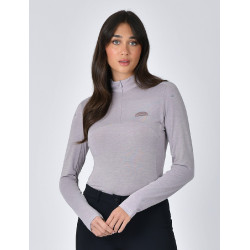 Top de performance WeatherBeeta de manga comprida em bambu para mulher Lilás brunido Violeta