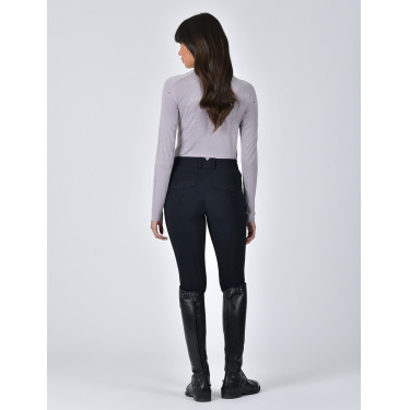 Top de performance WeatherBeeta de manga comprida em bambu para mulher Lilás brunido Violeta