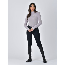 Top de performance WeatherBeeta de manga comprida em bambu para mulher Lilás brunido Violeta