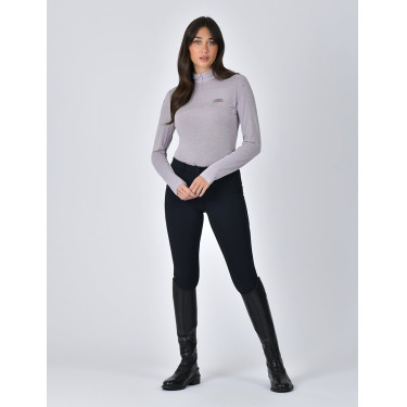 Top de performance WeatherBeeta de manga comprida em bambu para mulher Lilás brunido Violeta