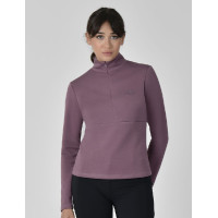 Top Weatherbeeta de manga comprida 1/2 zip feminino Copper Vinho roxo Top Weatherbeeta de manga comprida 1/2 zip feminino Copper Vinho roxo