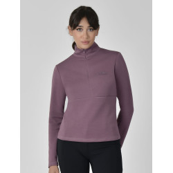 Top Weatherbeeta de manga comprida 1/2 zip feminino Copper Vinho roxo Top Weatherbeeta de manga comprida 1/2 zip feminino Copper Vinho roxo