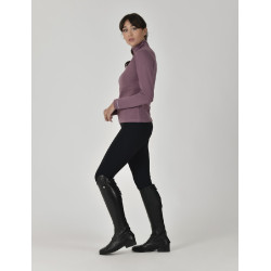 Top Weatherbeeta de manga comprida 1/2 zip feminino Copper Vinho roxo Top Weatherbeeta de manga comprida 1/2 zip feminino Copper Vinho roxo