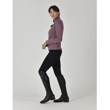 Top Weatherbeeta de manga comprida 1/2 zip feminino Copper Vinho roxo Top Weatherbeeta de manga comprida 1/2 zip feminino Copper Vinho roxo