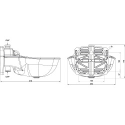 Schwimmventil-Tränke K75 Kerbl 2,8 Liter