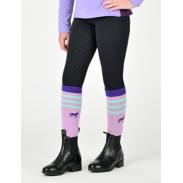 Legging de equitação térmico para criança Dublin Preto Legging de equitação térmico para criança Dublin Preto