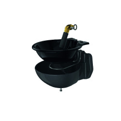 Bebedouro aquecido esmaltado com tubo H10 Kerbl 24 V Bebedouro aquecido esmaltado com tubo H10 Kerbl 24 V