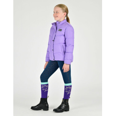 Casaco acolchoado em polar Dublin Polly Everyday criança Paisley violeta Casaco acolchoado em polar Dublin Polly Everyday criança Paisley violeta
