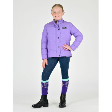 Casaco acolchoado em polar Dublin Polly Everyday criança Paisley violeta Casaco acolchoado em polar Dublin Polly Everyday criança Paisley violeta