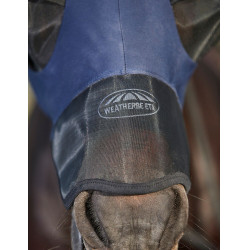 Máscara anti-moscas Weatherbeeta ComFiTec Luxe Bug Eye Saver com proteção para orelhas e nariz Marinho / preto Azul