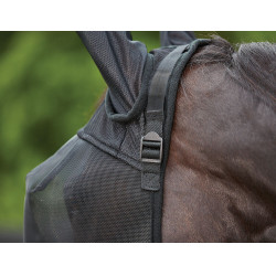 Máscara anti-moscas WeatherBeeta Deluxe com proteção para orelhas Preto