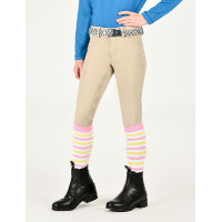 Calças Dublin Cammy Comfort Twill infantil Bolacha Calças Dublin Cammy Comfort Twill infantil Bolacha