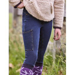 Calças Dublin integrais Shona Denim criança Denim azul claro Azul-marinho