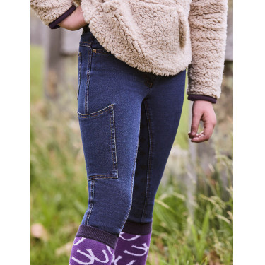 Calças Dublin integrais Shona Denim criança Denim azul claro Azul-marinho Calças Dublin integrais Shona Denim criança Denim azul claro Azul-marinho