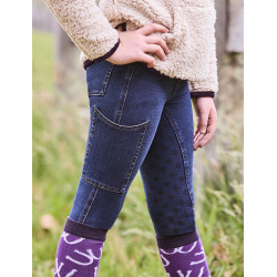 Calças Dublin integrais Shona Denim criança Denim azul claro Azul-marinho